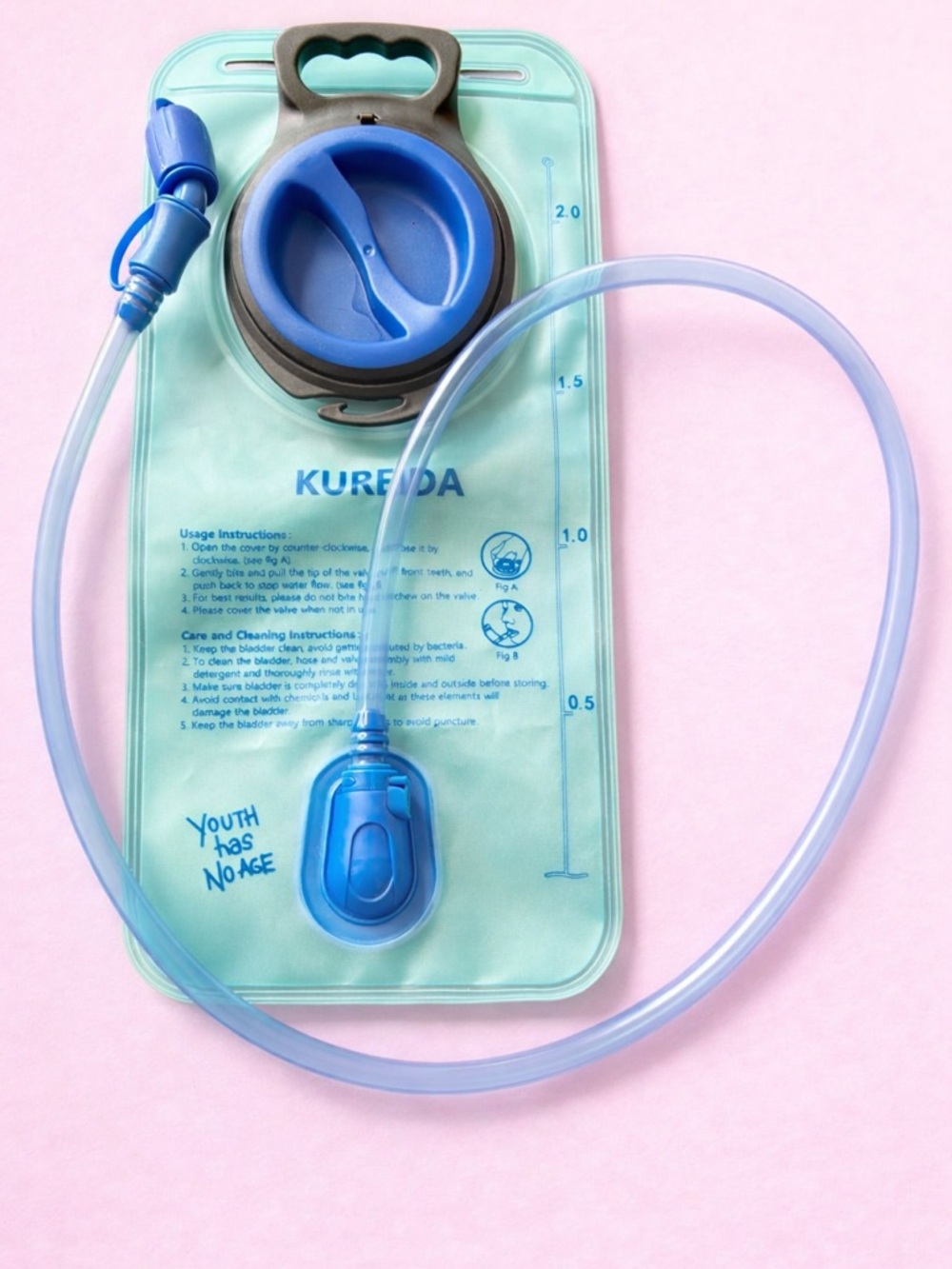 KUREIDA Hydration Bladder - Aqua Blue - New Never Used.